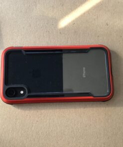 Raptic Shield, Compatible with Apple iPhone XR (Formerly Defense Shield) - Military Grade Drop Tested, Anodized Aluminum, TPU, and Polycarbonate Protective Case for Apple iPhone XR, Red 71 71B1Q1YYfNL