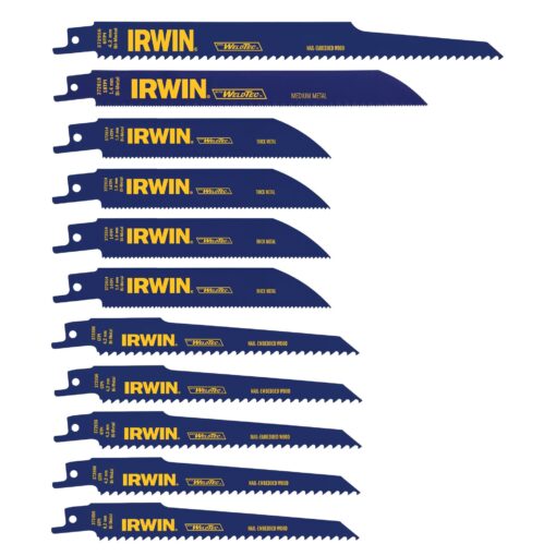 Irwin Tools Reciprocating Saw Blade Set, 11-Piece (4935496) One Size