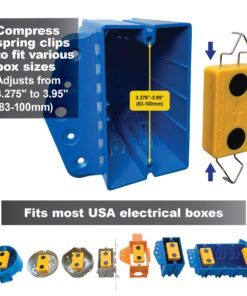 Calculated Industries 8105 Blind Mark Drywall Electrical Box Locator Tool – Powerful Rare-Earth Magnetic Targets (3) and Locator Kit 3 Targets + Case 30 71B1g1xi jL