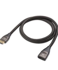 Cable Matters 48Gbps Ultra HD 8K HDMI Extension Cable 3.3 ft / 1m (HDMI Male to Female Extension Cable/HDMI Extender Cable) with 8K @120Hz, 4K @240Hz and HDR Support in Black 8 71B35nPRy1L