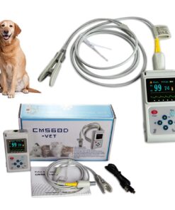 CONTEC Veterinary Handheld CMS60D-Vet Pulse Tester Pulse Oxygen Saturation and Pulse Rate Tongue Probe Pets/Animals/cat/Dog with PC Software 9 71B3Z7OeIL
