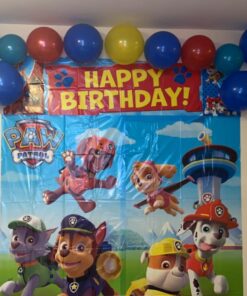 American Greetings Nickelodeon, Paw Patrol Scene Setter Wall Decorations for unisex-children, 5-Count 23 71B4GsEcszL