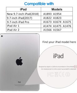JETech Screen Protector for iPad (9.7-Inch, 2018/2017 Model, 6th/5th Generation), iPad Air 1, iPad Air 2, iPad Pro 9.7-Inch, Tempered Glass Film 1-Pack 29 71B5B4avcZL