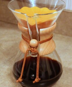 Chemex Pour-Over Glass Coffeemaker - Classic Series - 6-Cup - Exclusive Packaging 30 71B5l9EUXKL