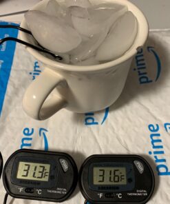 ZACRO 2 Pack Digital Aquarium Thermometer, Fish Tank Thermometer, Water Thermometer with Large LCD Display,Reptile Thermometer for Fish Tank Water Terrarium 49 71B6o2nymL