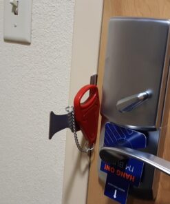 Portable Door Lock Replacement for Addalock Compatible with Travel Lock, AirBNB Lock, School Lockdown Lock and Security Home Apartment Living Hotel Motel (Portable Door Lock) 32 71B7QwXUgQL