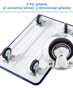 Giantex 10 Costway Platform Cart Dolly Folding Foldable Moving Warehouse Push Hand Truck, 330lbs Weight Capacity, Blue 15 71B7WtN5TuL