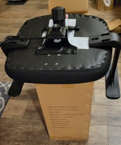 Amazon Basics Mesh Mid-Back Adjustable-Height 360-Degree Swivel Office Desk Chair with Armrests and Lumbar Support, Black 36 71B7uONV01L