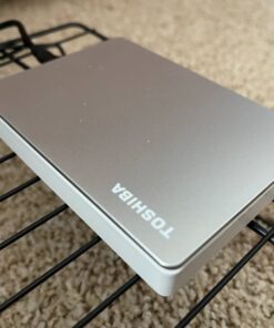 Toshiba Canvio Flex 4TB Portable External Hard Drive USB-C USB 3.0, Silver for PC, Mac, & Tablet - HDTX140XSCCA USB-C & USB 3.0 27 71B7wakysiL