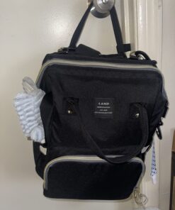 Ticent Diaper Bag Backpack Multifunction Travel Back Pack Large Maternity Nappy Bag Baby Changing Bags with Stroller Straps, Waterproof and Stylish Black 41 71B9yMjGBuL