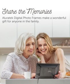 Aluratek 10" LCD Digital Photo Frame w/4GB Built-In Mem & USB SD/SDHC Support (ADMPF310F) Black 10" (w/ Built-in Memory) 11 71BAFx0sjIL