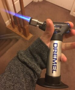 Dremel 2200-01 Versa Flame Multi-Function Butane Torch Perfect for Wood Burning, Leather Crafting, Stencil Cutting, Cordless Soldering, Hot-Knife Cutting of Foam, Plastics and Rope 45 71BAXRLN9ML