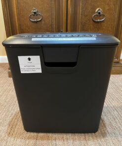 Bonsaii Paper Shredder for Home Use, 8-Sheet StripCut Home Office Shredder, CD/Credit Card Shredder Machine with Overheat Protection, 3.4 Gallons Wastebasket 8 Sheet (New) 39 71BAiPPxPcL