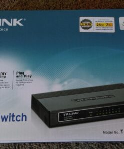 TP-Link 8 Port Gigabit Ethernet Network Switch | Plug and Play | Desktop or Wall-Mount | Plastic Case Ethernet Splitter | Fanless | Traffic Optimization | Unmanaged (TL-SG1008D),Black 29 71BAvuhXaBL