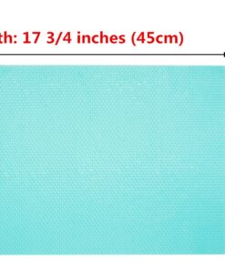 HityTech 4 Pack Refrigerator Mats, EVA Refrigerator Liners Washable Can Be Cut Refrigerator Pads Fridge Mats Drawer Table Placemats/Size 17.7" x 11.8" - Blue 4 Pcs - All Blue 10 71BBHXGbjKL