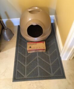 Petmate Booda Dome Cat Litter Box for Indoor Cats , Titanium, Made in USA One Size 45 71BBaAqXduL