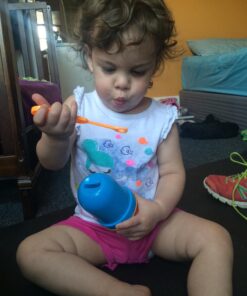 Fubbles Bubbles No-Spill Bubbles Tumbler | Bubble toy for babies toddlers and kids of all ages | Includes 4oz bubble Solution and bubble wand (tumbler colors may vary) 32 71BBaQKcoEL