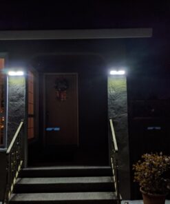 Lemontec Solar Lights, 62 LED Wall Solar Light Outdoor Security Lighting Nightlight with Motion Sensor Detector for Garden Back Door Step Stair Fence Deck Yard Driveway, 2 Pack 53 71BBwYlepWL