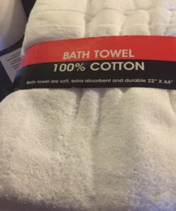 Utopia Towels 6 Pack Small Bath Towel Set, 100% Ring Spun Cotton (22 x 44 Inches) Lightweight and Highly Absorbent Quick Drying Towels, Premium Towels for Hotel, Spa and Bathroom (White) 22 x 44 Inches White 35 71BCIAaWngL