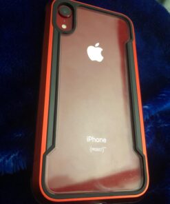 Raptic Shield, Compatible with Apple iPhone XR (Formerly Defense Shield) - Military Grade Drop Tested, Anodized Aluminum, TPU, and Polycarbonate Protective Case for Apple iPhone XR, Red 72 71BDHKX6nEL