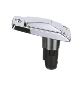Attwood 911339-7 Rectangle 2-Pin Base for 12-Degree Angled Light Pole, Swivel Cover, Zamak Finish, 4 Inches x 1 5/8 Inches 14 71BDUUYsR L