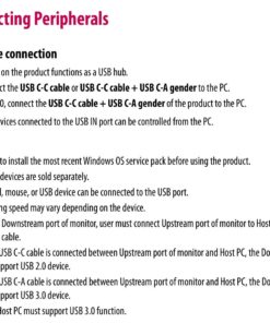 LG 34WN80C-B UltraWide Monitor 34” 21:9 Curved WQHD (3440 x 1440) IPS Display, USB Type-C (60W PD) , sRGB 99% Color Gamut, 3-Side Virtually Borderless Design, Tilt/Height Adjustable Stand - Black Power Delivery : 60W 52 71BDZZGfFBL