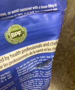 Fine Ground Celtic Sea Salt – (1) 16 Ounce Resealable Bag of Nutritious, Classic Sea Salt, Great for Cooking, Baking, Pickling, Finishing and More, Pantry-Friendly, Gluten-Free 16 Ounce (Pack of 1) 25 71BDaqiTWnL