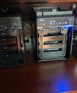 Mediasonic USB 3.2 4 Bay 3.5” SATA Hard Drive Enclosure – USB 3.2 Gen 2 10Gbps Type C | USB-C (HF7-SU31C) Support 18TB HDD HF7-SU31C 40 71BECwrqzAL