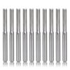 HQMaster Router Bits Straight End Mill Milling Cutter Endmill 2 Flutes CNC Cutting Carbide Tungsten Steel Straight Slot Bit, Pack of 10 (3.175 x 17 x 38.5mm) 3.175 x 17 x 38.5mm
