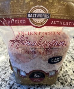 SaltWorks Ancient Ocean Himalayan Pink Salt, Coarse Grain, 5 Pound Bag 5 Pound (Pack of 1) 28 71BEwQzqrML