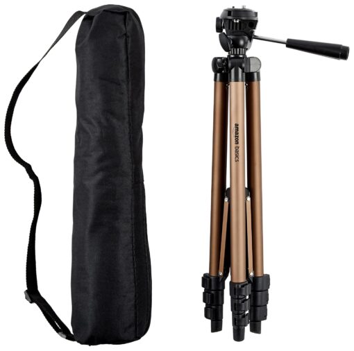 Amazon Basics 50-inch Lightweight Camera Mount Tripod Stand With Bag 50-Inch Tripod 1-Pack