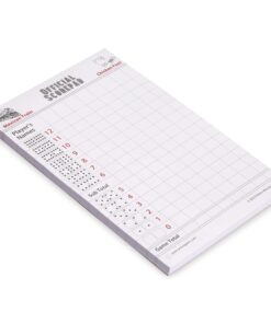 Yellow Mountain Imports Mexican Train and Chicken Foot Dominoes Scorepad/Scoring Sheets (8.2 x 5.5 Inches) - 60 Sheets 12 71BFGD9gITL