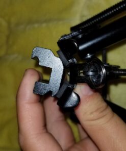 CVLIFE 6-9 Inches Bipod Picatinny Bipod with Adapter Black 46 71BFv N OEL