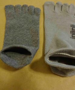 Meaiguo Toe Socks No Show Running Five Finger Socks for Men Women 4 Pairs Multicoloured 46 71BGLUw 66L