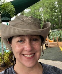 LETHMIK Summer Fishing Boonie Sun Hat Cap Outdoor Safari Hunting Camping Hat with Chin Cord Beige (Waterproof) Model 0023 One Size 26 71BGpP9Dh2L