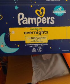 Pampers Swaddlers Overnights Diapers - Size 5, 88 Count, Disposable Baby Diapers, Night Time Skin Protection 27 71BHK3MCPXL