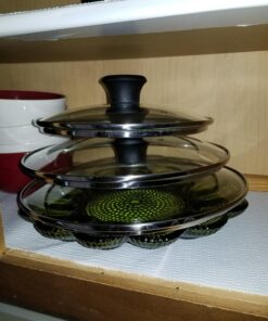 T-fal Initiatives Nonstick Cookware Set 18 Piece Oven Safe 350F Pots and Pans, Dishwasher Safe Red 18-Piece 40 71BHQWW7JDL