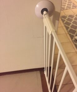 Wall Saver Baby Gate Wall Protector Protects Walls from Child Gate Damage - Makes Safety Gates More Secure - for Walk Thru Pressure Mounted Gates - Childproofing, Pet Proofing - 2 Full Size 31 71BHcoc1lL