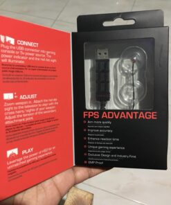 Hipshotdot PRO Color and Brightness Control Dot LED Aim Assist Mod for Gaming TV Compatible with Xbox, Playstation, Nintendo and PC - Works with All Shooter Video Games and FPS or TPS Hipshotdot 44 71BHvkPKYvL