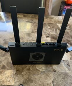 Reyee AX3000 Wi-Fi 6 Router, Dual Band Internet, 802.11ax Wireless, Coverage up to 3,000 Sq. Ft., Gigabit Wan Aggregation, WPA3, Smart VPN for Large Home (RG-E4), 2023 Release 80 71BIGYaK4FL