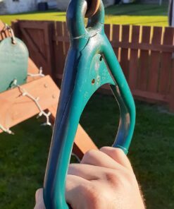 Jungle Gym Kingdom Swing Sets for Backyard, Monkey Bars & Swingset Accessories - Set Includes 18" Trapeze Swing Bar & 48" Heavy Duty Chain with Locking Carabiners - Outdoor Play Equipment (Green) Green 37 71BJBTOvoqL