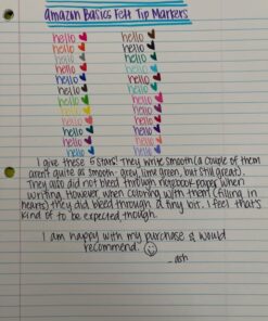 Amazon Basics Felt Tip Marker Pens, 24-Pack, Assorted Colors 24 Pack 37 71BJZjHogpL