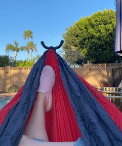 Best Choice Products Portable Heavy-Duty 9ft Steel Hammock Stand w/Built-in Wheel, Carrying Case, Weather-Resistant Finish, 450lb Capacity 40 71BJkFdazOL