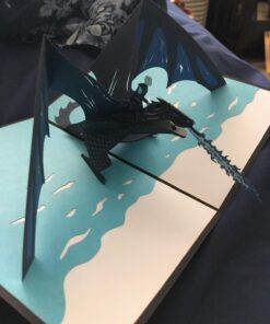 Lovepop Game of Thrones Pop Up Card, The Night King and Viserion, 3D Card, Birthday Card, Father's Day Card, Greeting Card 8 71BK05md1IL