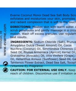 Alternative view of Evarne Coconut Monoi Dead Sea Salt Body Scrub with 7 Essential Oils and Vitamin E