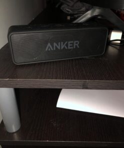 Anker Soundcore 2 Portable Bluetooth Speaker with 12W Stereo Sound, Bluetooth 5, Bassup, IPX7 Waterproof, 24-Hour Playtime, Wireless Stereo Pairing, Speaker for Home, Outdoors, Travel Black 53 71BKM qg48L