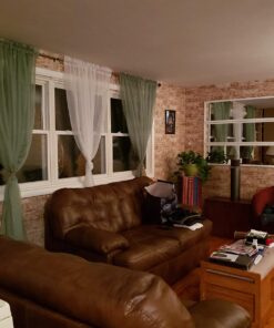 RoomMates RMK9035WP Red Stuccoed Brick Peel and Stick Wallpaper, Roll, Red 38 71BKYoDZD7L