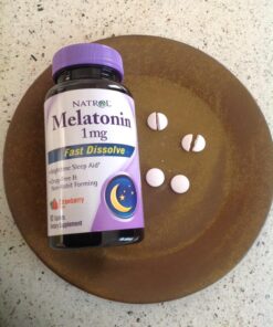 Natrol Melatonin 1mg, Strawberry-Flavored Dietary Supplement for Restful Sleep, 90 Fast-Dissolve Tablets, 90 Day Supply 24 71BKx s6LHL