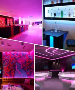 150ft LED Strip Lights, Hedynshine RGB Color Changing by 40key Remote and Phone, LED Strip Lights Music Sync,Smart LED Strip Lights for Bedroom 150feet 150ft 15 71BLIq c2sL