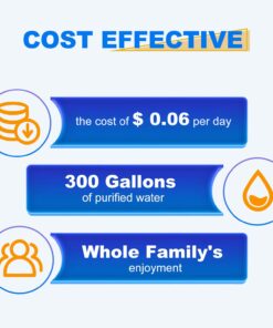 GOLDEN ICEPURE 4396508 Refrigerator Water Filter Replacement for EveryDrop Filter 5, 3PACK, EDR5RXD1, 4392857, 4396510, Clch100, 46-9010, NLC240V, 8212491, WF285 10 71BLeJ0Dr4L